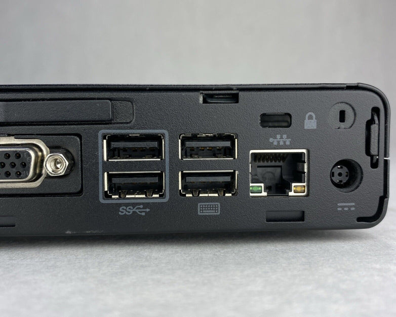 HP ProDesk 600 G3 Mini Quad Core i7-7700T 2.90GHz 1x8GB RAM WiFi No AC HDD OS