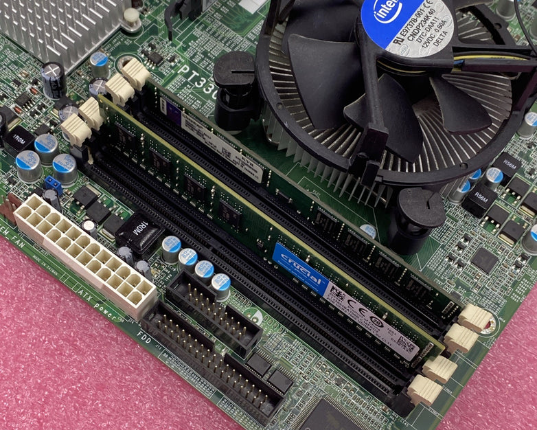 DFI PT330 Motherboard Intel Core i5-660 3.3GHz 4GB RAM w/ Shield