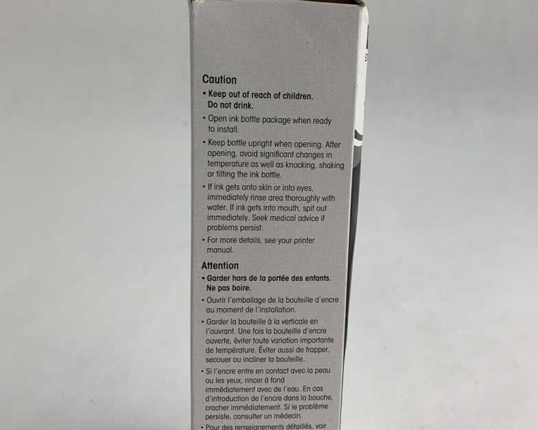 Epson 522 Ecotank T522120-S Black Ink Bottle 65mL Exp 02/2026 OEM Sealed