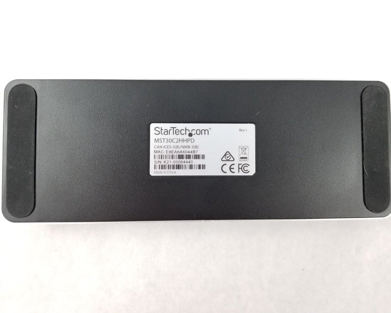 StarTech MST30C2HHPD Dual Monitor USB-C Docking Station No AC Adapter