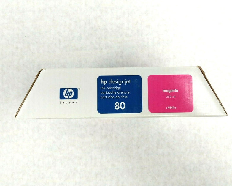 HP 80 Designjet C4847A Magenta 350ml Ink Cartridge 17 APR 10
