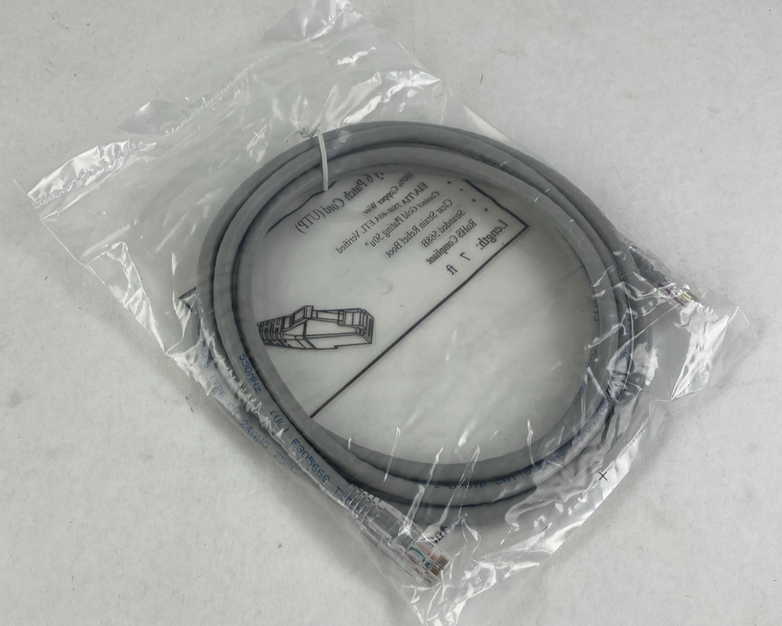 Category 6 Patch Cord (UTP) 7FT 550MHz (Lot of 5)