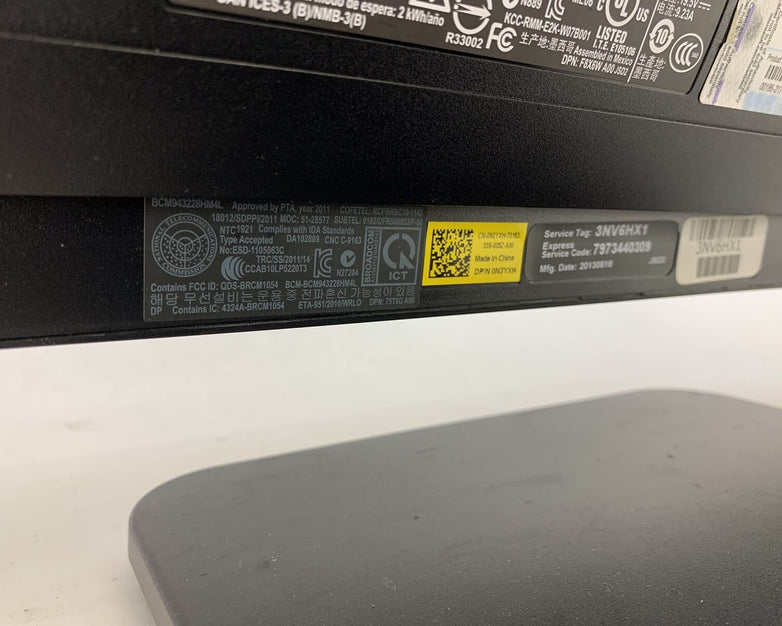Dell Optiplex 3011 AIO Intel Core i3-3220 3.3GHz 4GB RAM No HDD No OS NO AC