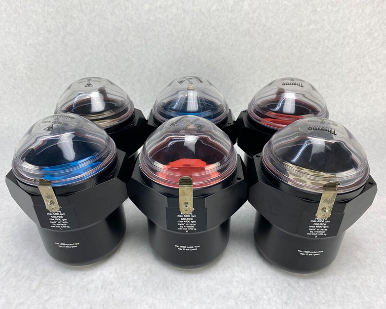 Lot of 6 Thermo Scientific Cat No. 11178135 P60/RP6 Centrifuge Buckets