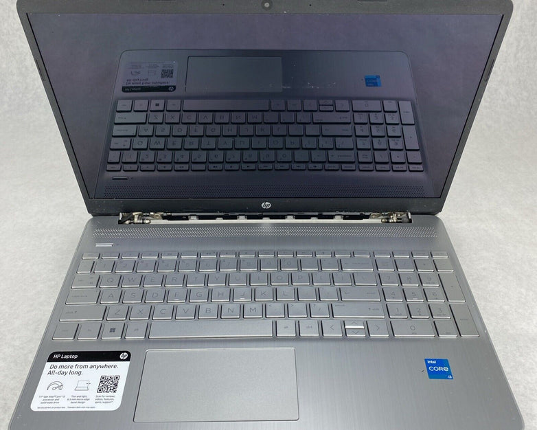 HP Laptop 15-dy2046nr 15.6" Intel Core i3-1115G4 3.0GHz 8GB RAM No AC HDD OS