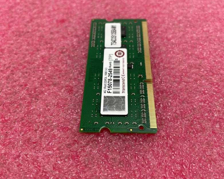 Transcend TS4D3S13SBAM1 4G 1Rx8 DDR3L 1600 SO Memory Module Lot of 8