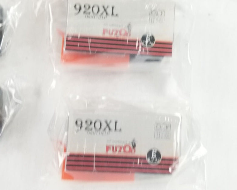 Fuzoo 2 Sets 920XL For OfficeJet 6000 6500 7000 7500 Plus 2 Black Cartridge