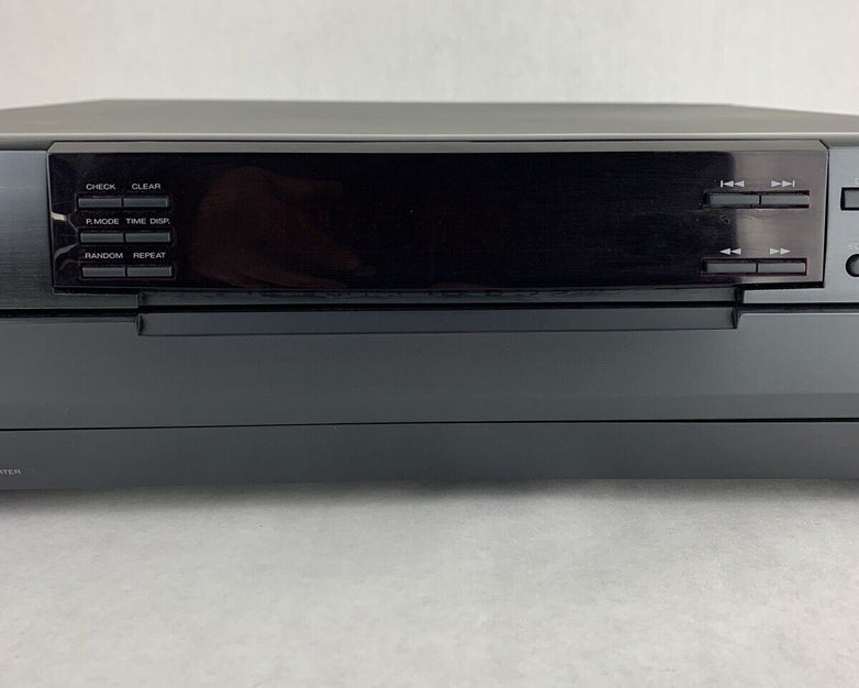 Kenwood CD-204 5-Disc CD Changer Missing Remote Broken Stop/Pause Buttons Tested