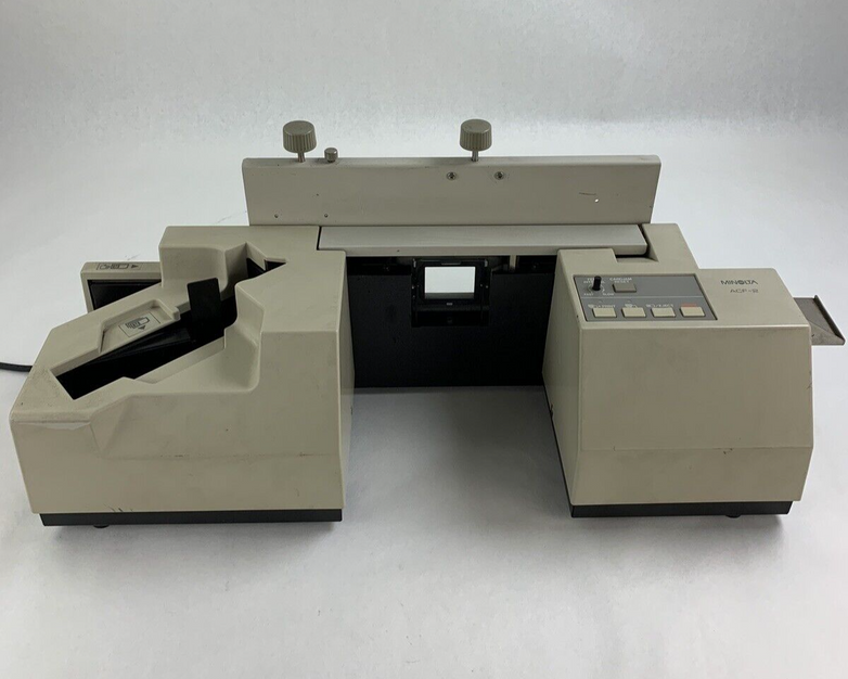 Minolta ACF-2 Microform Scanner Roll Film Carrier W/ Lens from Minolta RP 609Z