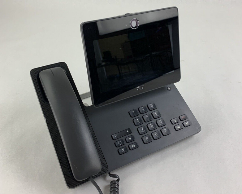 Cisco DX650 IP Phone CP-DX650-K9 VoIP SIP Phone W/ Stand & Handset Tested Reset