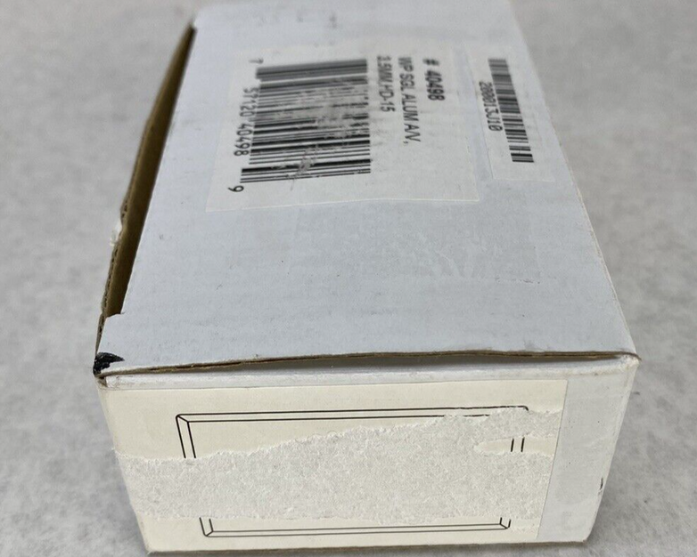 Lot of 3 WP SGL ALUM A/V 3.5MM HD-15 Wall Plate Open Box New