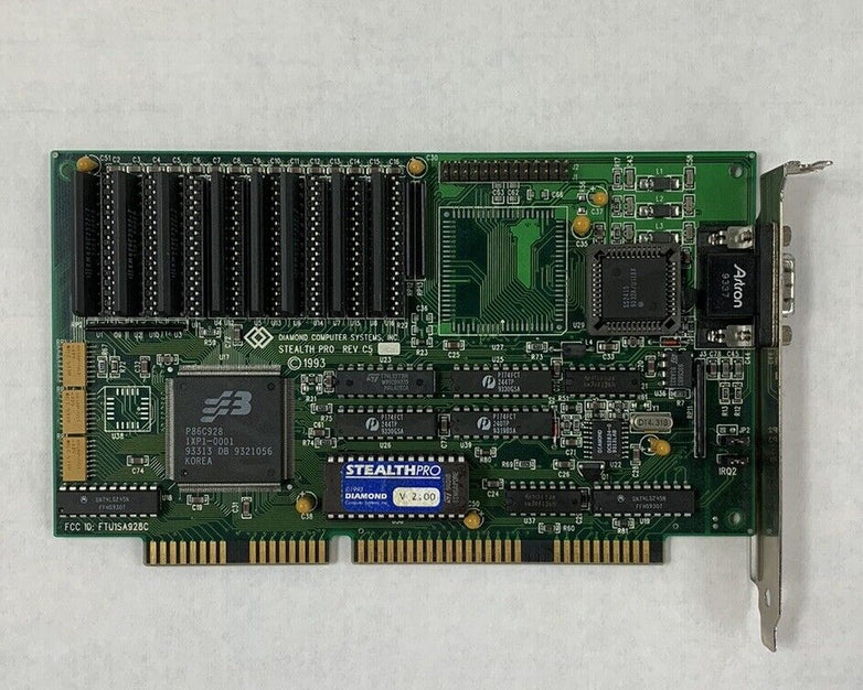 Diamond Stealth Pro S3 P86C928 ISA VGA Graphics Card