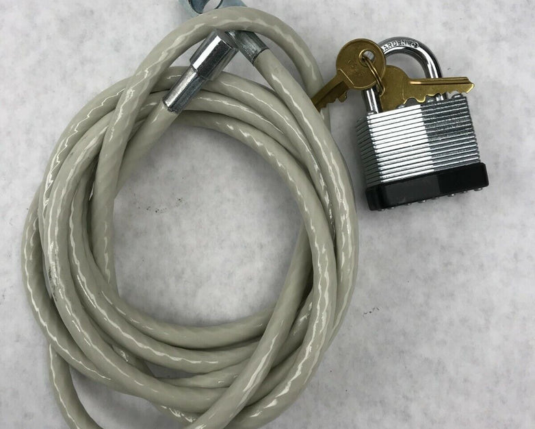 Dell Cable Lock Premium Padlock Laptop Keyed Lock (Lot of 3)