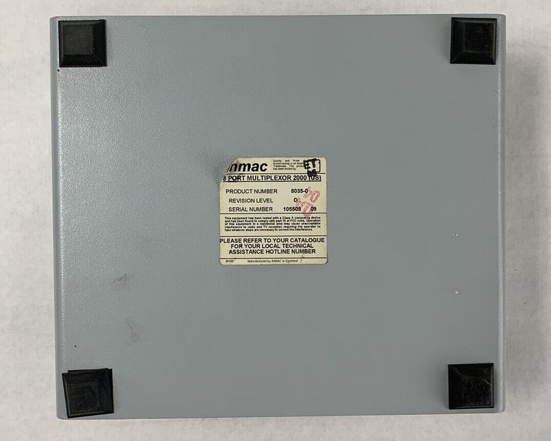 inmac CLEAR SIGNAL Mux 2000 8 Port Multiplexor W/ Power Cord 8035-0