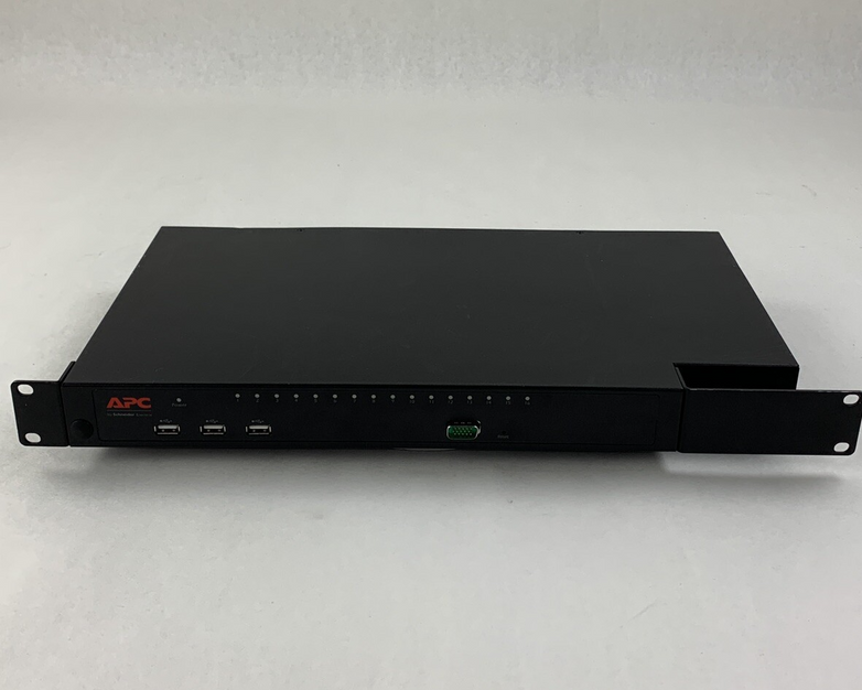 APC KVM0216A KVM USB 2G Enterprise Analog 2 Local Users 16 Ports Tested