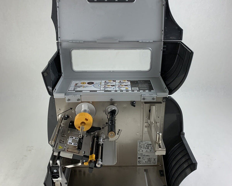 Zebra ZT410 Direct Thermal USB Barcode Printer No Printhead Ribbon Winder & Roll