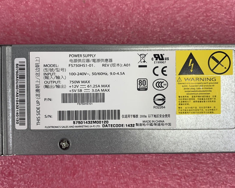 Supermicro FS750HS1-01 750W 80 Plus Power Supply (Lot of 2)
