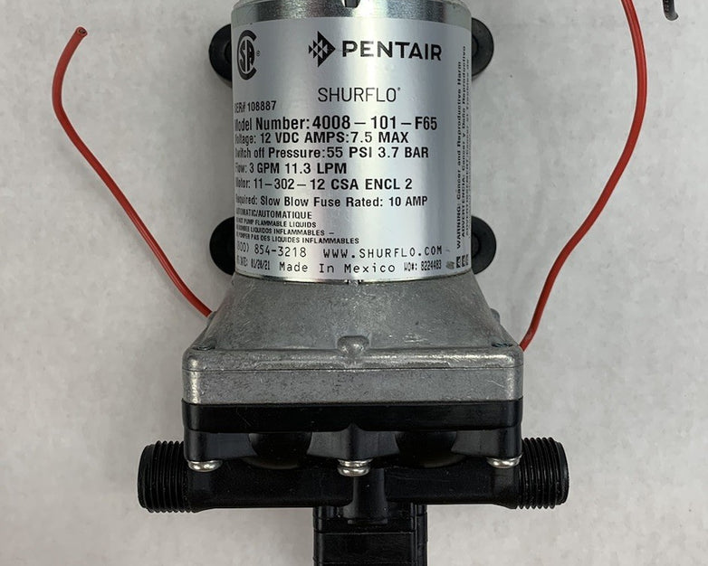 Pentair Shurflo 4008-101-E65 12 VDC Water Pump