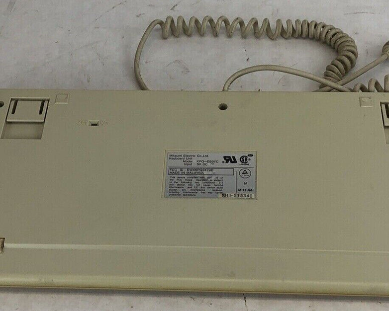 Mitsumi Electric KPQ-E99YC Wired Keyboard