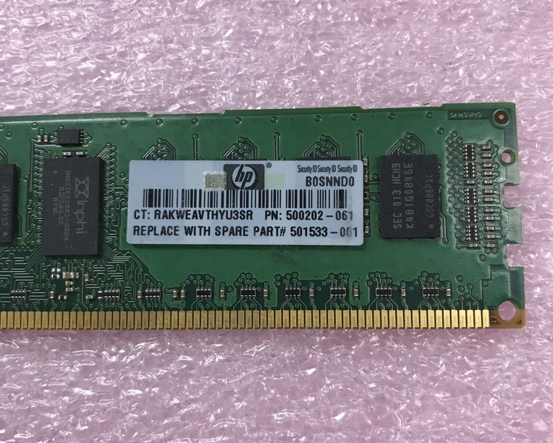 Samsung 30GB Kit 15x2GB PC3-10600R-09-10-B0-P0 DDR3 Server RAM M393B5673EH1