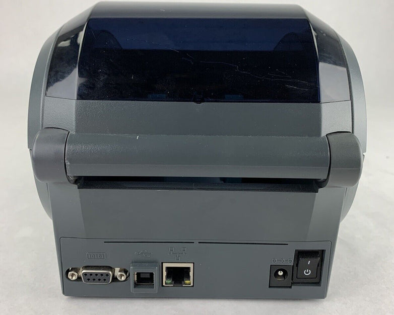 Zebra GX430t Thermal Label Printer Bad Roller For Parts and Repair No AC Adapter