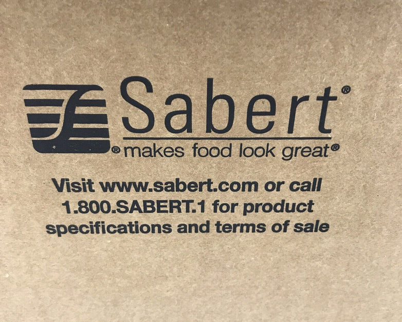 Sabert 54127FSAM 7.5" X 12.5" Plastic Lids Clear Rectangular 300 Pack