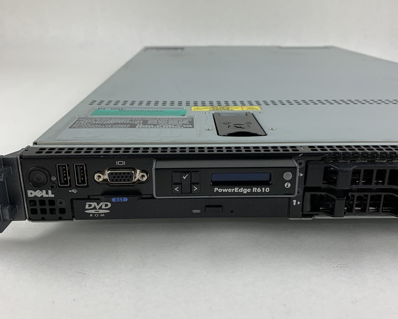 Dell PowerEdge R610 Server 1x Xeon E5520 2.27 GHz 16 GB RAM No HDD No OS