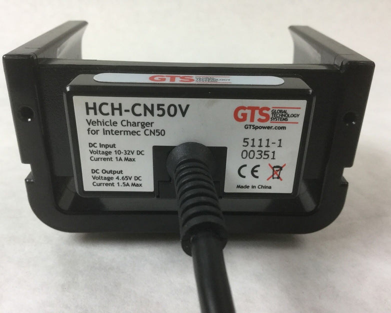GTS HCH-CN50V Vehicle Charger for Intermec CN50 Scanners