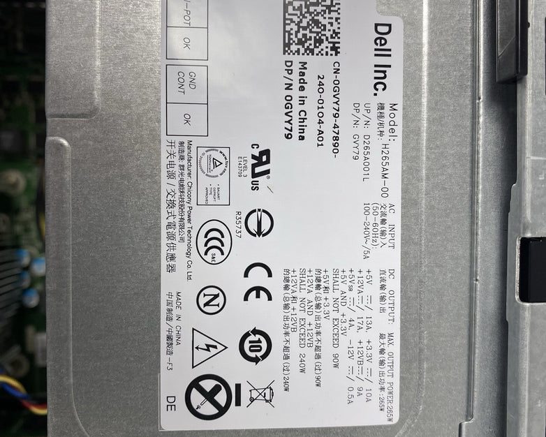 Dell OptiPlex 390 MT Intel Core i5-2400 3.10GHz 4GB RAM No HDD No OS