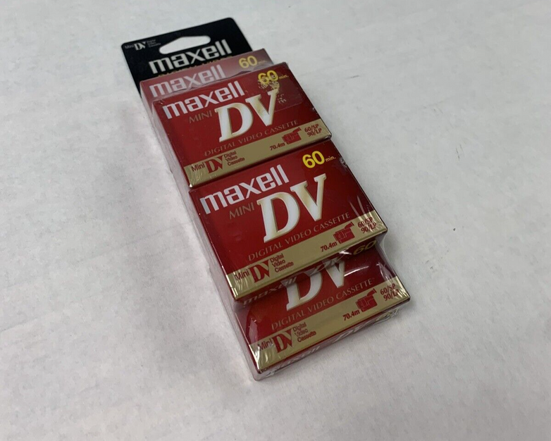 5-Pack Maxwell DVM60SE Digital Video Cassette