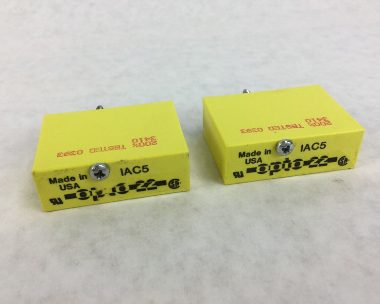 OPTO 22 IAC5 Relay Output Module Lot of 2