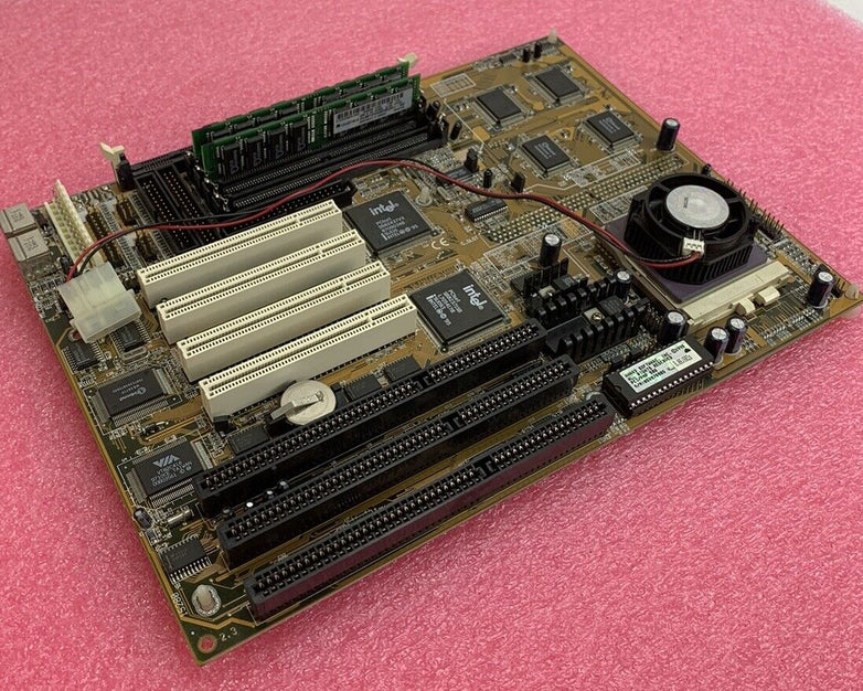 Asus PT-2006 Motherboard Intel Pentium 166MHz 16MB RAM No Shield