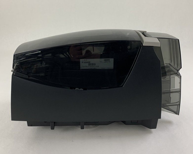 Polaroid P3000E Single-Sided Multi-Color ID Card Printer Power Tested No Ribbon