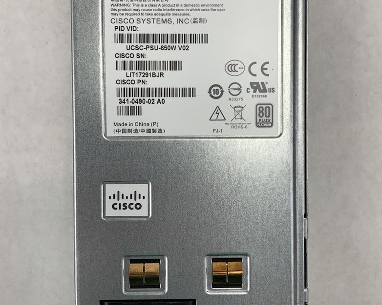 Cisco PS-2651-1-LF Plantinum 80 Plus 650W Power Supply