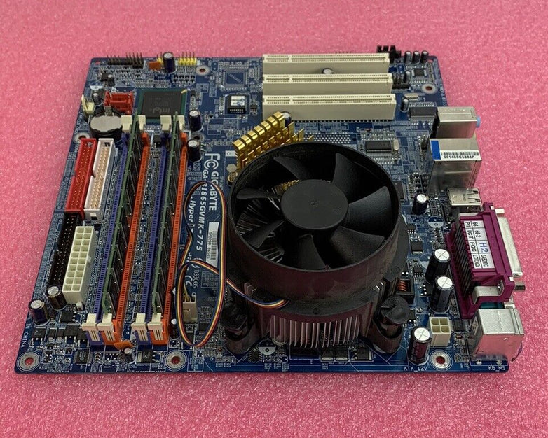 Gigabyte 81865GVMK-775 Motherboard Intel Pentium 4 3GHz 1GB RAM w/Shield