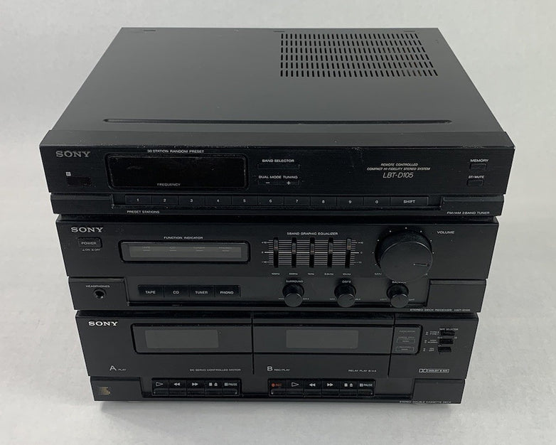 Sony LBT-D105 Compact Hi-Fidelity Stereo System - Parts or Repair
