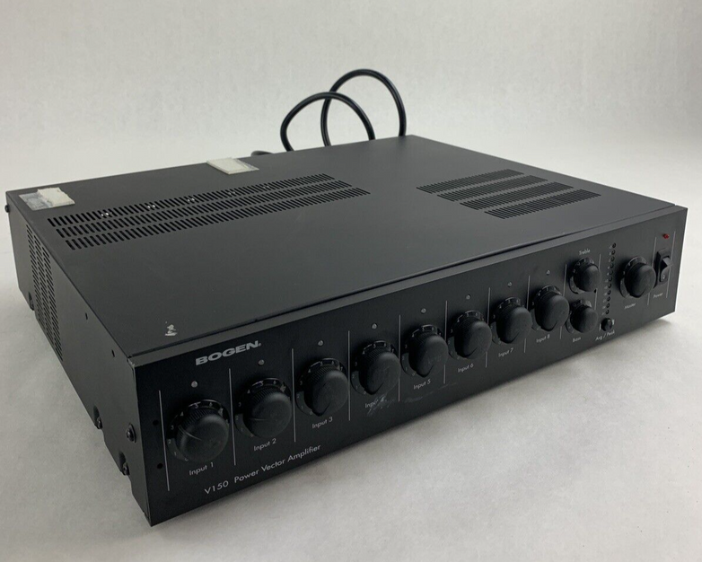 Bogen V150 Power Vector Modular Input AMP 150W Power Tested No Input Card