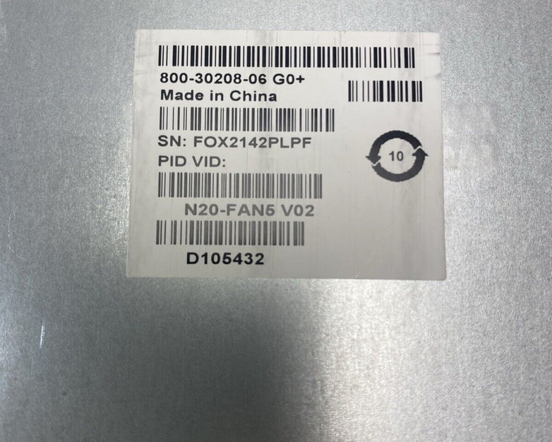 Lot( 2 ) Cisco N20-FAN5 V02 Blade Server Fan Module 800-30208-06 D0