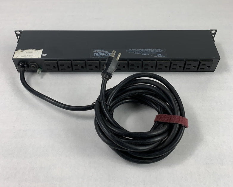 Tripp-Lite PDU1215 IB4410 15A 120V ~50/60Hz Rack Mounted Surge Protector Strip