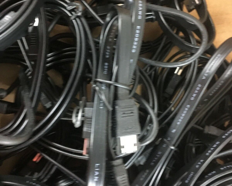 Crimping 2 FT eSATA External Serial ATA Data Hard Drive Cable Black Lot of 42