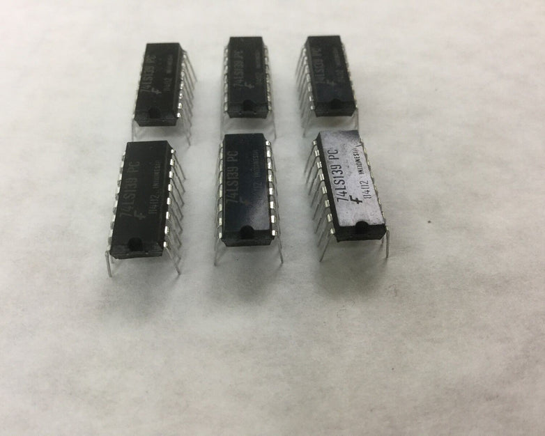 F 74LS139 PC, 16 Pin Dip (Lot of 6) NEW