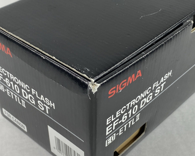 Sigma EF-610 DG ST E0-ETTL II Electric Flash For Canon