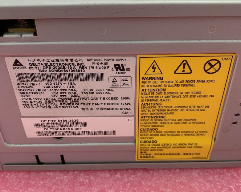 Delta DPS-300AB-19 A 300W Switching Power Supply
