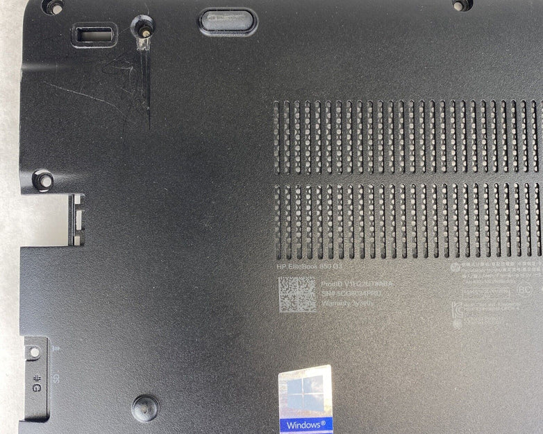 HP EliteBook 850 G3 Laptop Bottom Base Cover 821181-001