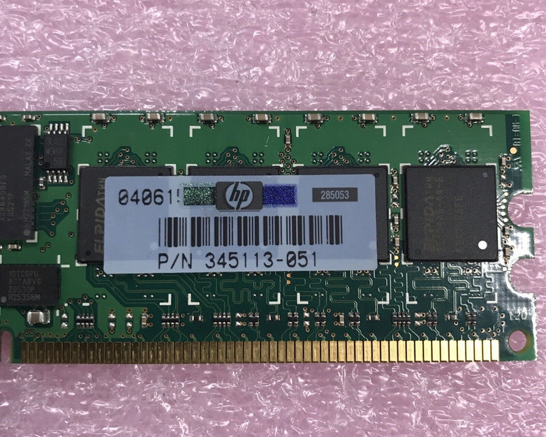 Elpida 2GB 2x1GB 1Rx4 PC2-3200R-333 Ram 345113-051 EBE10RD4AEFA-4A-E