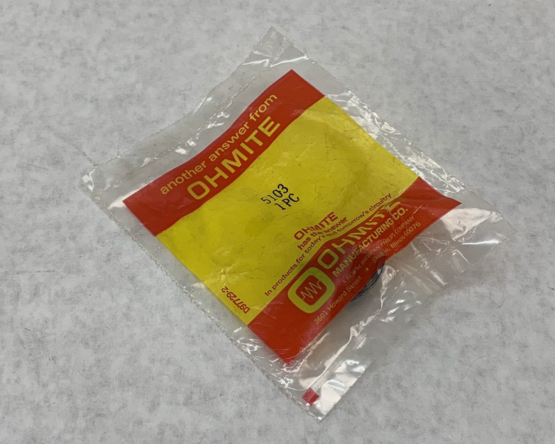 Ohmite 5103 Pointer Knob NEW in Sealed Bag
