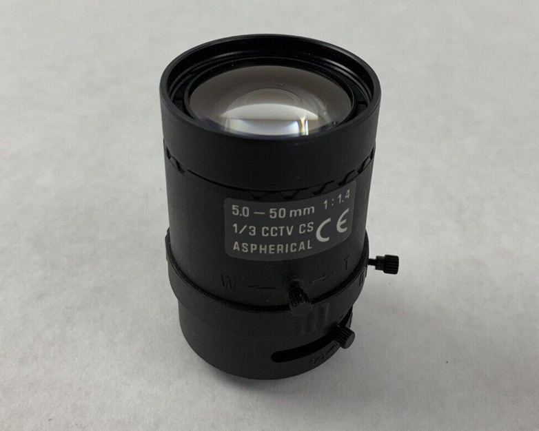 Tamron Camera Lens 5.0-50MM 1:1.4 1/3 CCTV CS Aspherical