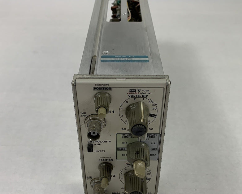 Tektronix 7A18 Dual-Trace Amplifier