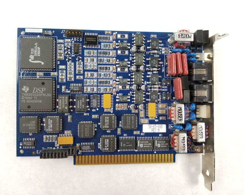 Rhetorex Dialogic 432 RDSP-M5C M5 ISA Board 4-Port AutoDialing 50-05-008 REV M