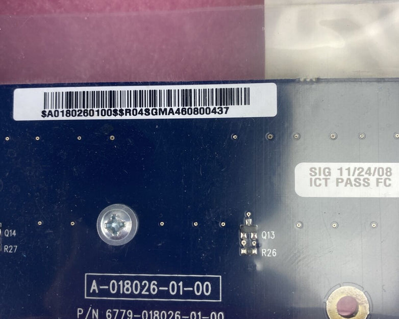 WMS 6779-018026-01-00 BB1 20 Line 5 Digit 7 sec Display Board A0180260100$$R04SG